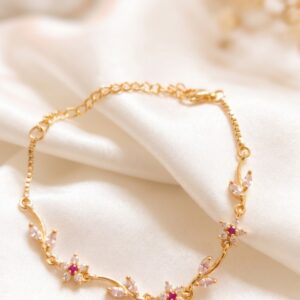 Blossom Grace Crystal Bracelet
