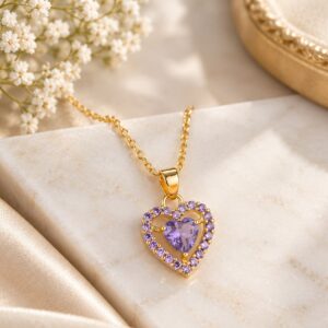 Purple Heart Elegance Pendant